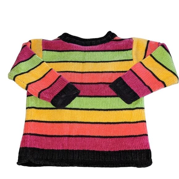 🤩 2nd Step vintage Rainbow velour sweater size 24 months🤩2‎ for $20 - Picture 3 of 5